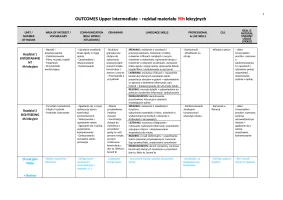 OUTCOMES Upper-Intermediate 90h