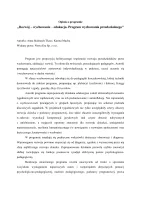 Opinia o programie „Rozwój – Wychowanie – Edukacja"