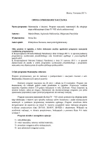 Opinia o programie nauczania Matematyka z kluczem, Władysława Paczesna