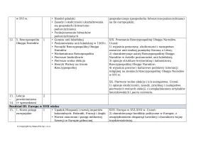 Rozkład materiału. SMARTbook Poznać przeszłość klasa 2. Zakres podstawowy