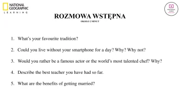 Matura ustna - zestaw 8 - arkusz pdf