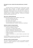 Wymagania na poszczególne oceny - klasa 4