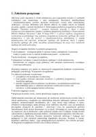 Program nauczania „Tajemnice przyrody"