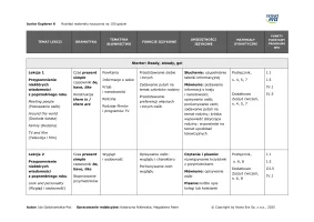 Junior Explorer 6 Rozkład materiału 150 godzin - 2025