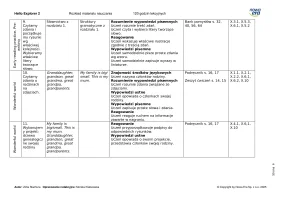 Hello Explorer 2 Rozkład materiału 120 godzin