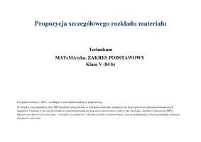 MATeMAtyka RM Technikum ZP kl 5 /Edycja 2024