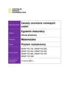Arkusz pokazowy CKE – matematyka PR – Zasady oceniania