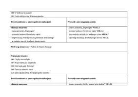 Rozklad Edukacja muzyczna klasa 2 semestr 2 cz.2