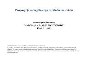MATeMAtyka RM Liceum ZP kl. 2 / Edycja 2024