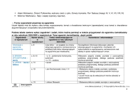 Egzamin 2024/2025 - ANEKS do repetytorium z języka polskiego „Teraz egzamin ósmoklasisty”