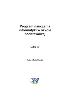 Program nauczania informatyki w szkole podstawowej 2024