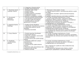 Rozkład materiału. SMARTbook Poznać przeszłość klasa 1. Zakres podstawowy