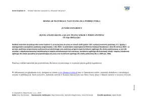 Junior Explorer 5 Rozkład materiału 150 godzin - 2024
