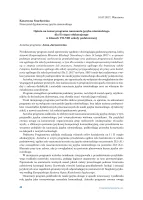 Opinia o programie nauczania