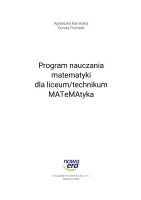 Program nauczania MATeMAtyka /2024