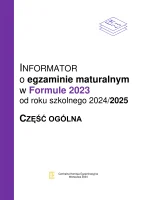 INFORMATOR CKE – część ogólna – od 2025