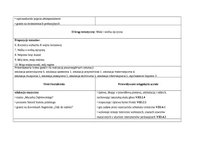 Rozklad Edukacja muzyczna klasa 3 semestr 1 cz.1