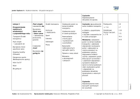 Junior Explorer 6 Rozkład materiału 90 godzin - 2025