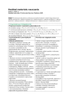 Rozkład materiału klasa 1 semestr 1 część 2