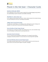 Planet in the hot seat_character cards