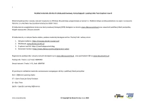 Teen Explorer new 8 Rozkład materiału teraz egzamin ósmoklasisty II.1 90 godz 2024in