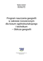 Program nauczania geografii w zakresie rozszerzonym dla liceum ogólnokształcącego i technikum – Oblicza geografii
