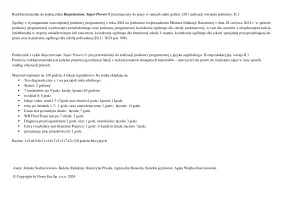 Repetytorium 8 Rozkład materiału 120 godzin