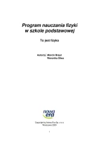 Program nauczania "To jest fizyka" 2024
