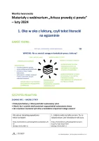 Materiały po webinarze „Arkusz prawdę ci powie” – luty 2024