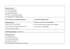 Rozklad Edukacja muzyczna klasa 2 semestr 2 cz.2
