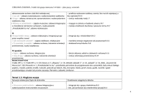 Plan pracy – wrzesień