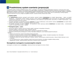 Przedmiotowy system oceniania Zrozumieć fizykę część 2 / Edycja 2024