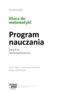 Program nauczania matematyki „Klucz do matematyki”
