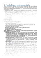 Przedmiotowy system oceniania - klasa 6