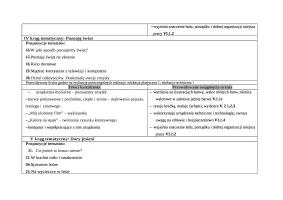 Rozklad materialu Teczka artysty kl. 1 sem. 1