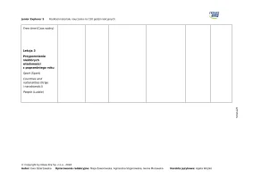 Junior Explorer 5 Rozkład materiału 150 godzin - 2024