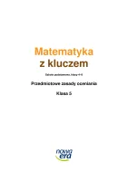Przedmiotowe zasady oceniania, klasa 5, 2024