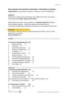 PLAN przygotowań maturalnych – PR, wariant 1
