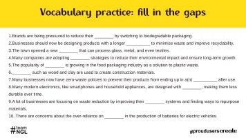 Waste not, want not_prezentacja