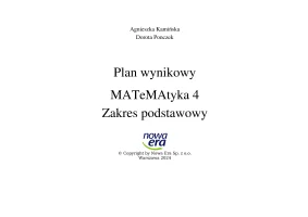 MATeMAtyka PW Liceum ZP kl. 4 / Edycja 2024