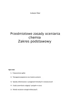 PZO – przedmiotowe zasady oceniania To jest chemia, ZP