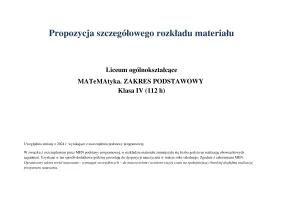 MATeMAtyka RM Liceum ZP kl. 4 / Edycja 2024