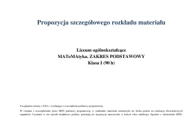 MATeMAtyka RM Liceum ZP kl 1 /Edycja 2024