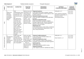 Hello Explorer 2 Rozkład materiału 120 godzin