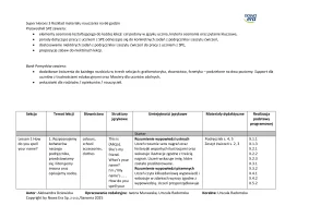 Super Heroes 3 Rozkład materiału nauczania 60 godzin