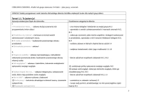 Plan pracy – wrzesień