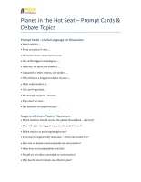 Planet in the hot seat_prompt cards