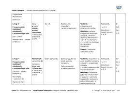 Junior Explorer 6 Rozkład materiału 150 godzin - 2025