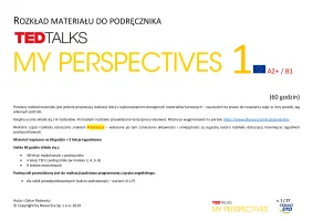 Rozkład materiału My Perspectives 1: 60 godzin. Edycja 2024.