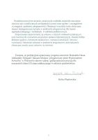 Opinia merytoryczno-dydaktyczna o programie nauczania chemii w zakresie podstawowym